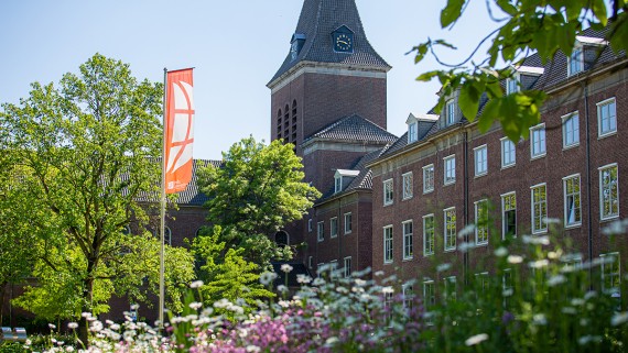 Campus in bloei