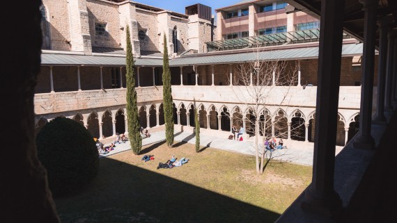 Binnenplaats van de Universiteit van Girona