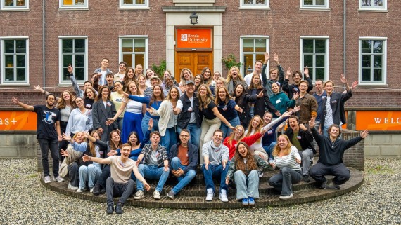 Groepsfoto van de BUas student ambassadors