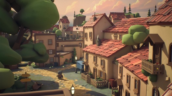 Voorbeeld van studentenwerk van studenten van de game-opleiding