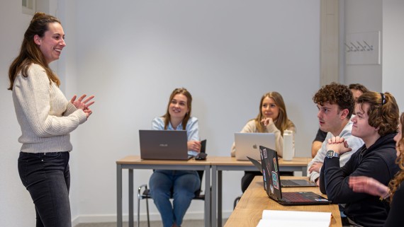 class of students studying in the Netherlands