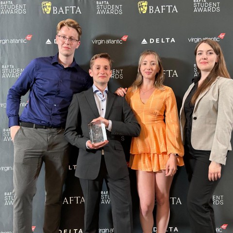 Vier BUas studenten met een BAFTA-award