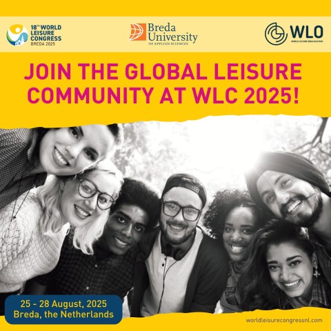 Uitnodiging voor het World Leisure Congress 2025