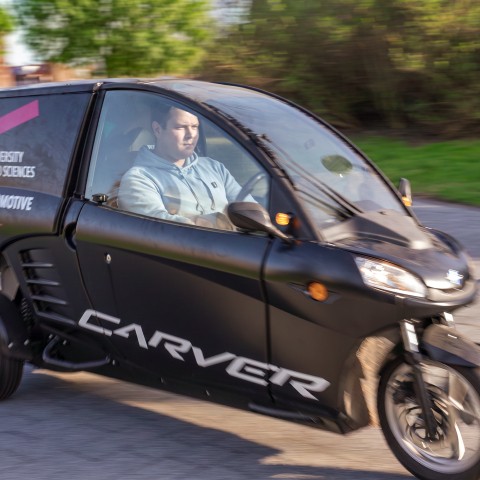 Een licht elektrisch voertuig  