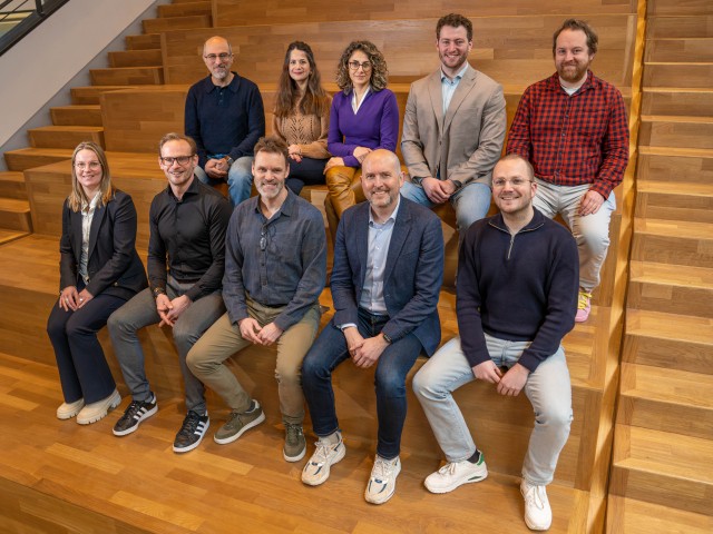 Groepsfoto van het team van het lectoraat Urban Mobility Planning