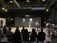 Studenten tijdens een gastcollege