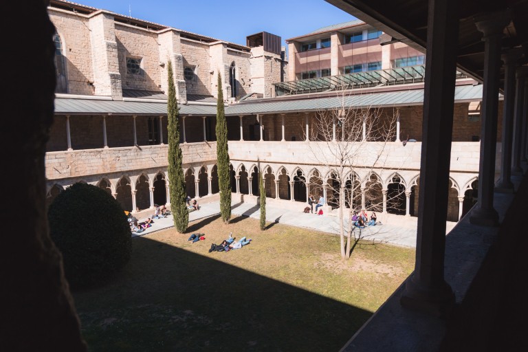Binnenplaats van de Universiteit van Girona