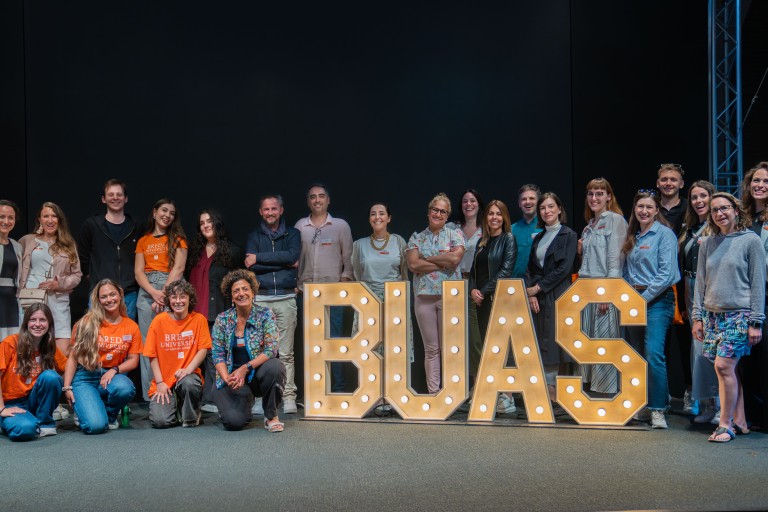 Groepsfoto van de agenten van BUas