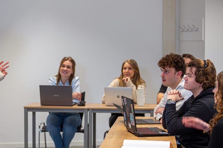 class of students studying in the Netherlands