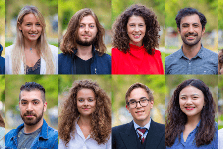 Verschillende portretfoto's van BUas medewerkers
