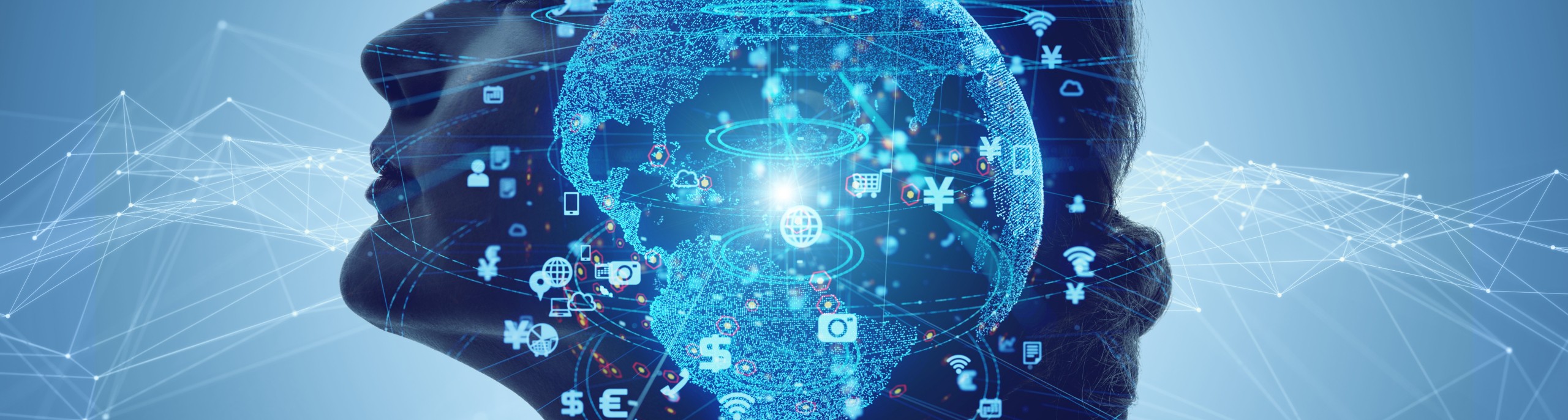 AI afbeelding van de binnenkant van een hoofd