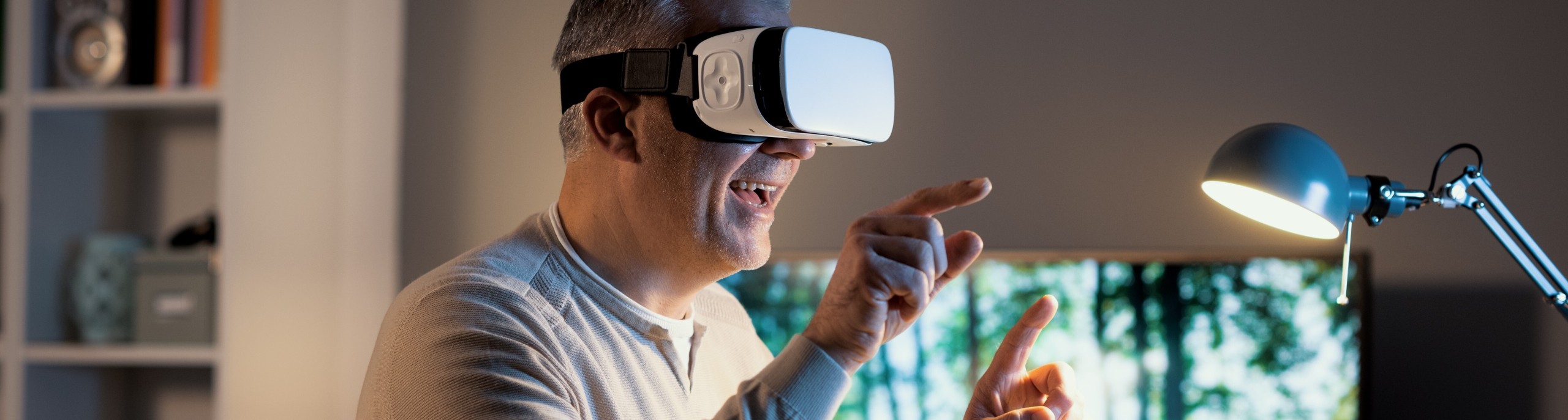 Digital Realities - Man met VR bril