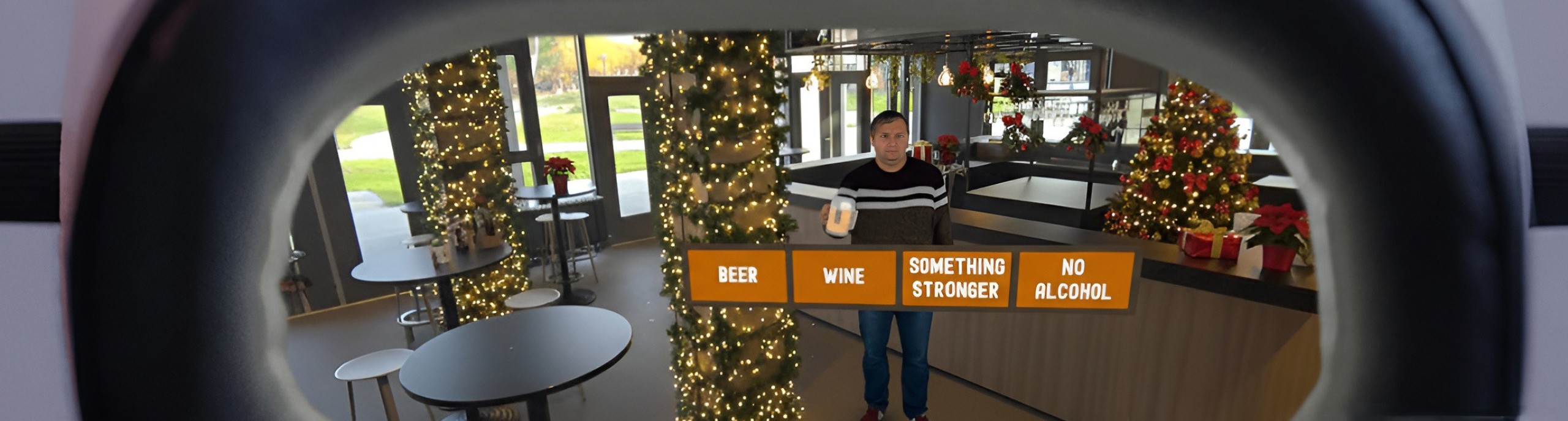 Alsof je door een VR bril kijkt