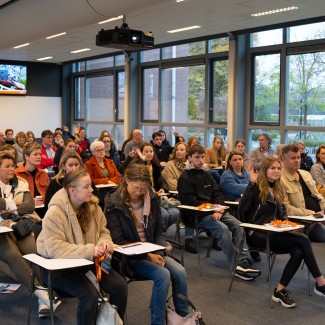 Presentatie in collegezaal