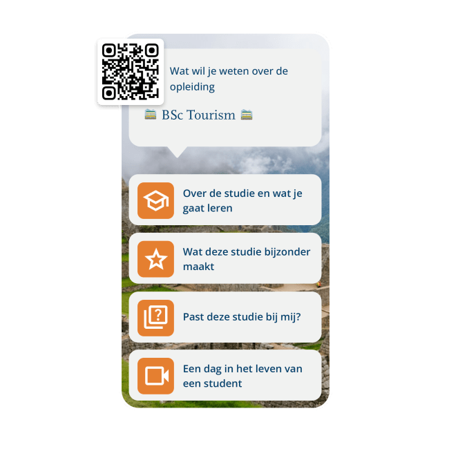 Informatie over de Tourism bachelor voor studiekiezers