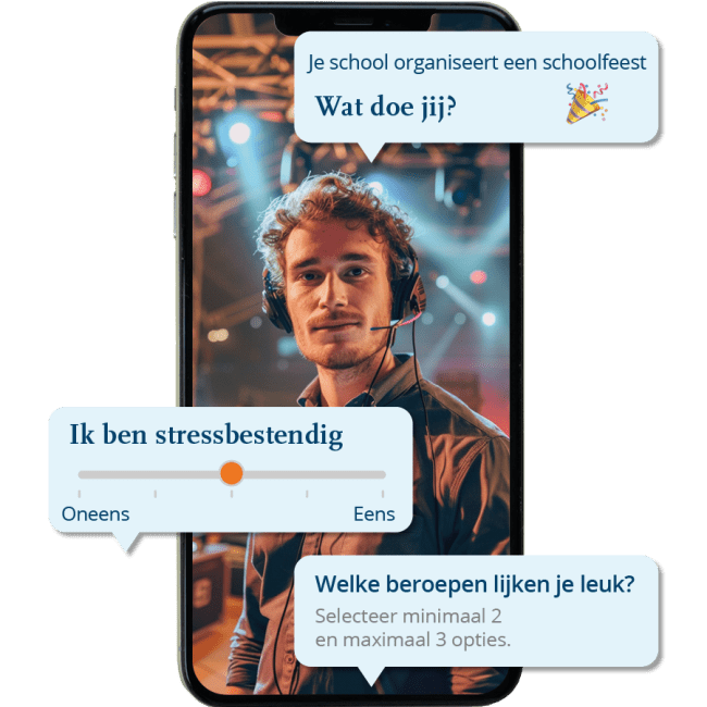 Impressie van quiz en quiz vragen