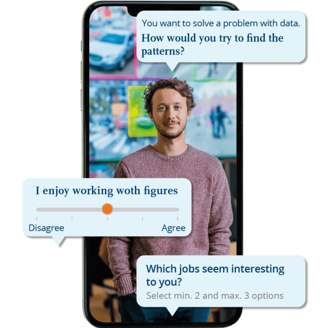 Screenshot uit de quiz