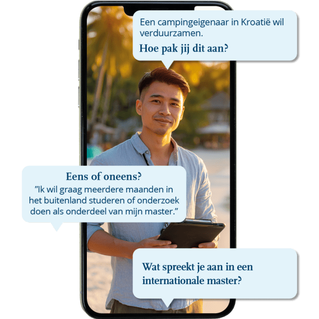 Screenshot uit de quiz