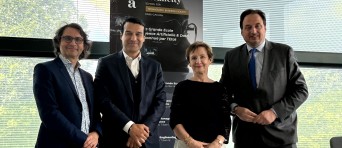 De 4 ondertekenaars van het academisch partnerschap voor AI experts