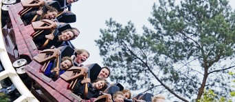 Looping van een achtbaan