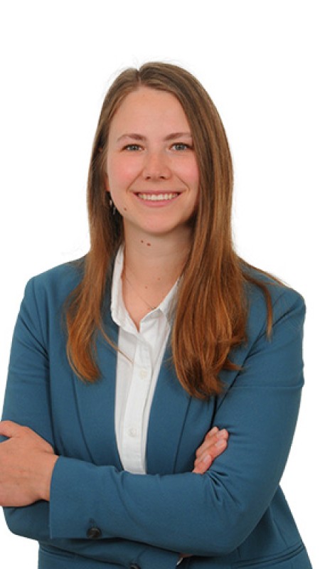 Portretfoto van een masterstudent